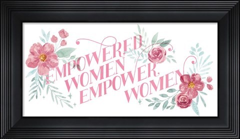 Framed Women Up II Print