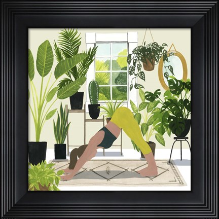 Framed Indoor Asana I Print