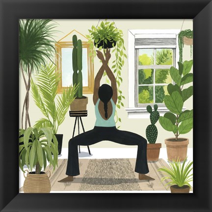 Framed Indoor Asana II Print