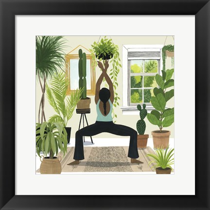 Framed Indoor Asana II Print