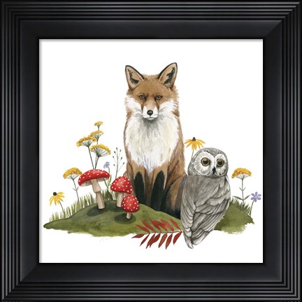 Framed September Forest II Print
