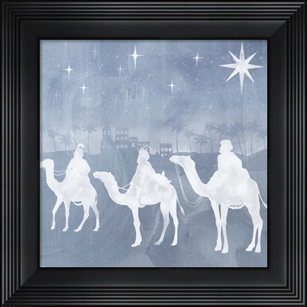 Framed Star of Bethlehem II Print