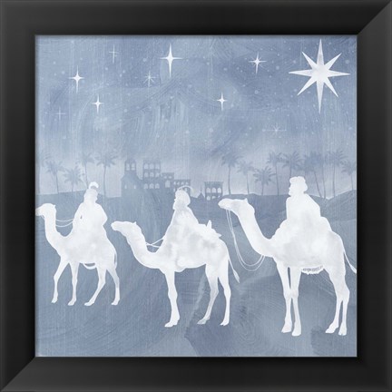 Framed Star of Bethlehem II Print