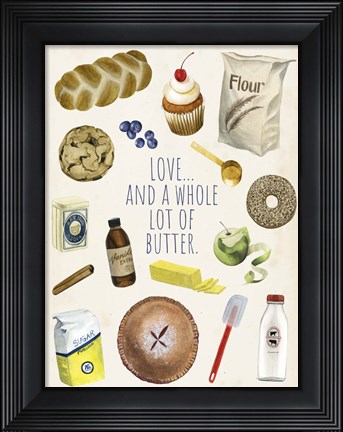 Framed Secret Ingredient II Print