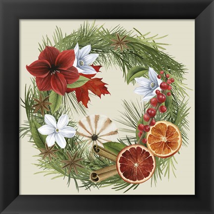 Framed Harvest Spice I Print