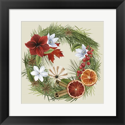 Framed Harvest Spice I Print