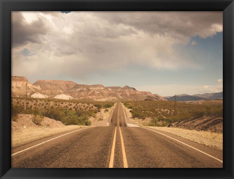 Framed Where the Road Leads I Print