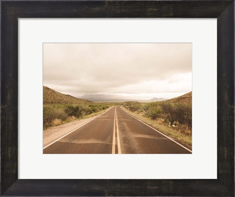 Framed Where the Road Leads II Print