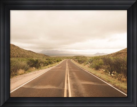 Framed Where the Road Leads II Print