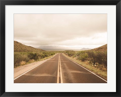 Framed Where the Road Leads II Print