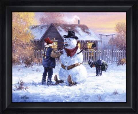 Framed Gonna Be in Trouble Print