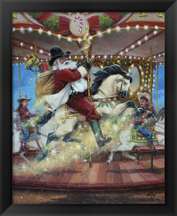 Framed Merry Go Round Print