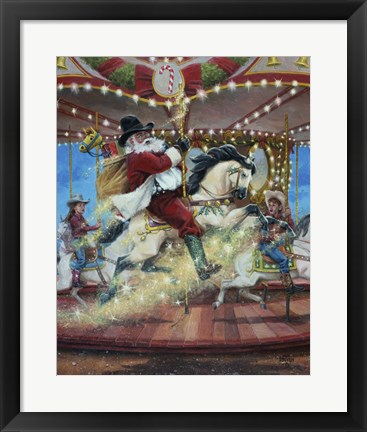 Framed Merry Go Round Print