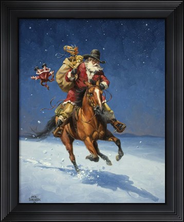 Framed Midnight Rider Print