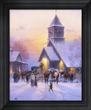 Framed Sunday Service Print