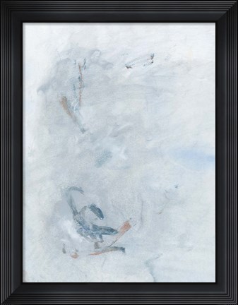 Framed Azure Introspect I Print