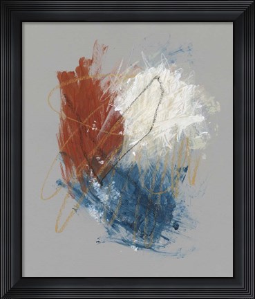 Framed Primary Color Study I Print