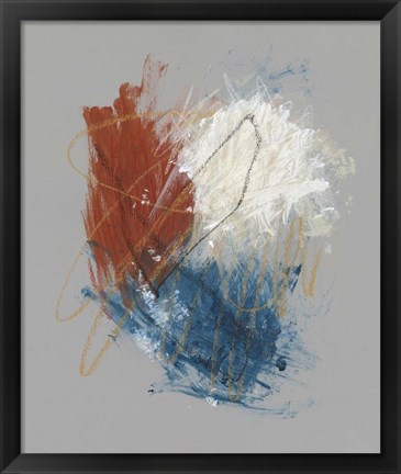 Framed Primary Color Study I Print