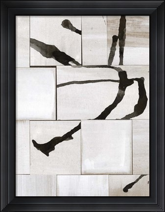 Framed Neutral Subtext II Print