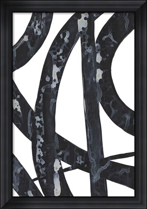 Framed Onyx Tracery I Print