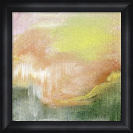 Framed Hanging on Tangerine Print