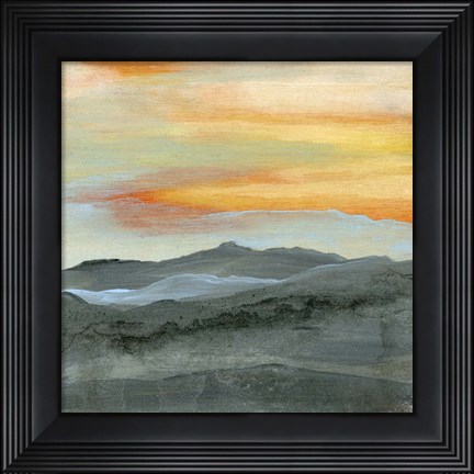Framed Over Blue Print