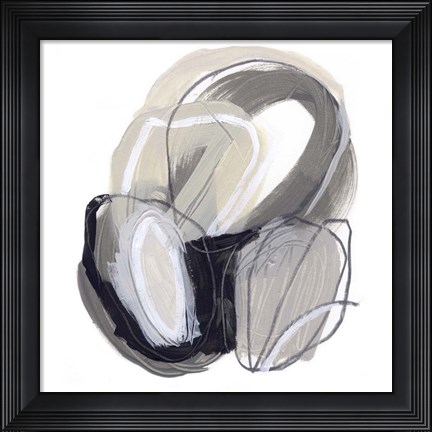 Framed Circular Balance IV Print