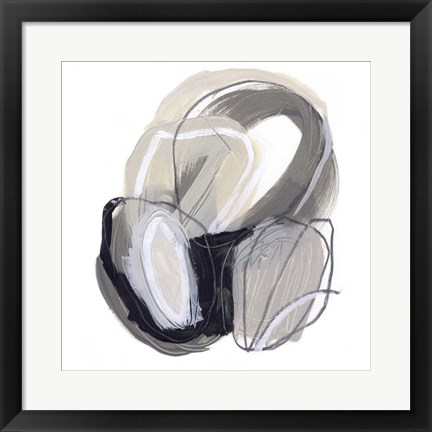 Framed Circular Balance IV Print
