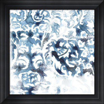 Framed Blue Reverie I Print