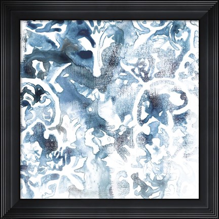 Framed Blue Reverie IV Print