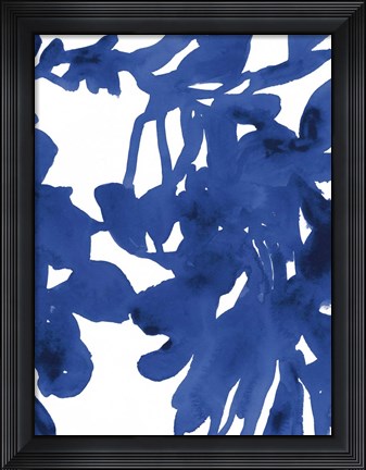 Framed Azure Silhouette I Print