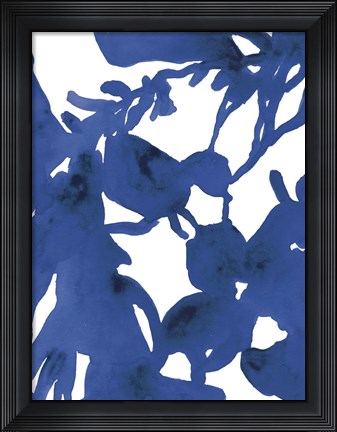 Framed Azure Silhouette II Print
