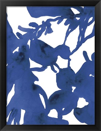 Framed Azure Silhouette II Print