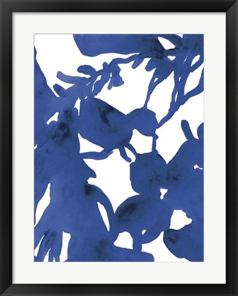 Framed Azure Silhouette II Print