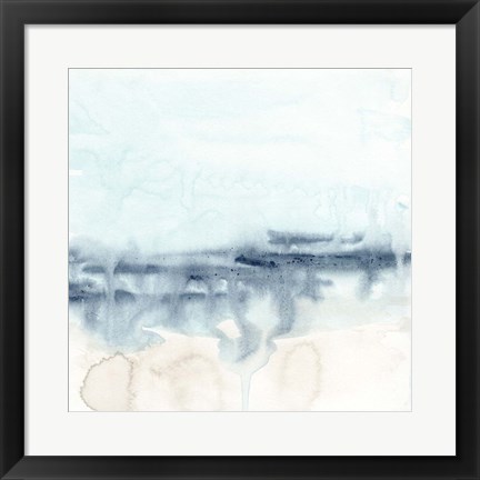 Framed Marshline Impression II Print