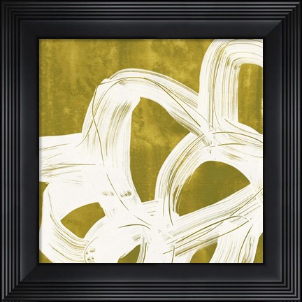 Framed Olive Helix III Print