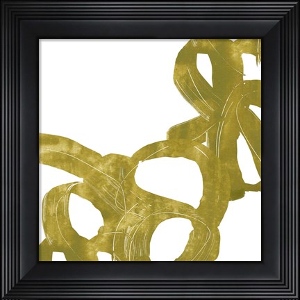 Framed Olive Helix VI Print