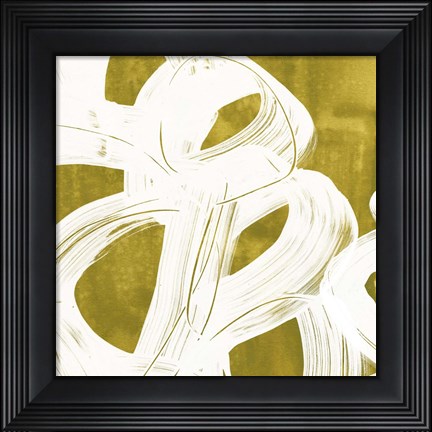 Framed Olive Helix VII Print