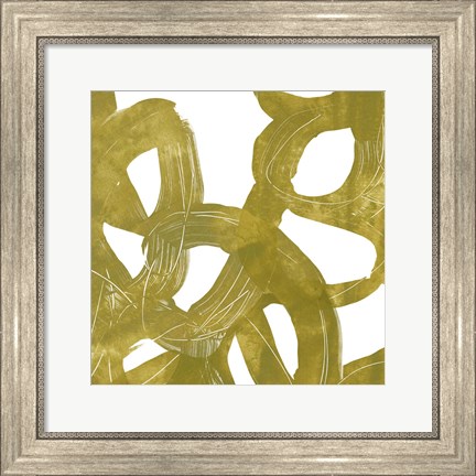 Framed Olive Helix VIII Print