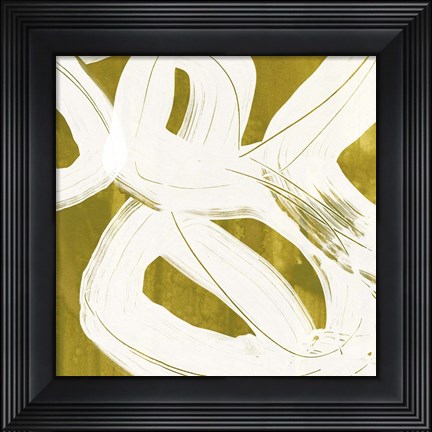 Framed Olive Helix IX Print