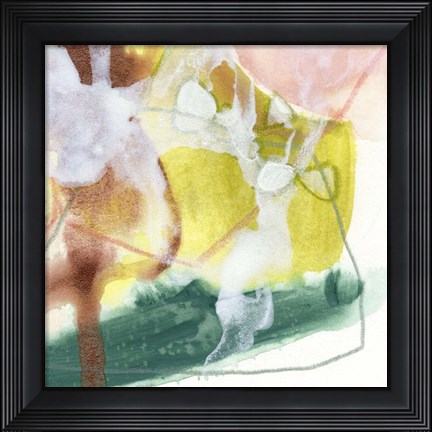 Framed Verdigris Spring I Print