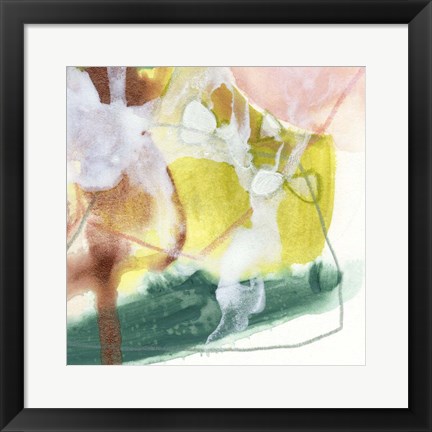 Framed Verdigris Spring I Print