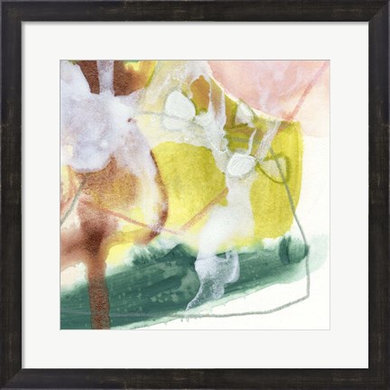 Framed Verdigris Spring I Print