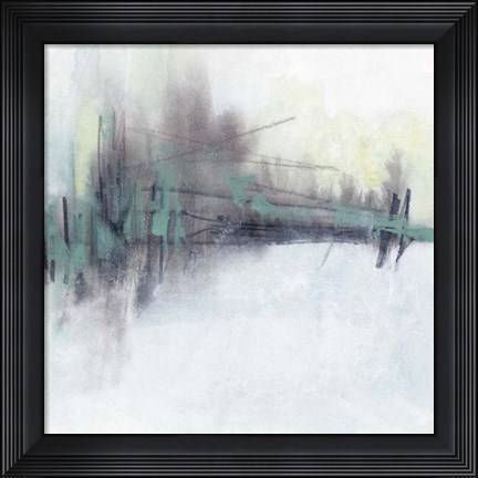 Framed Treeline Borealis I Print