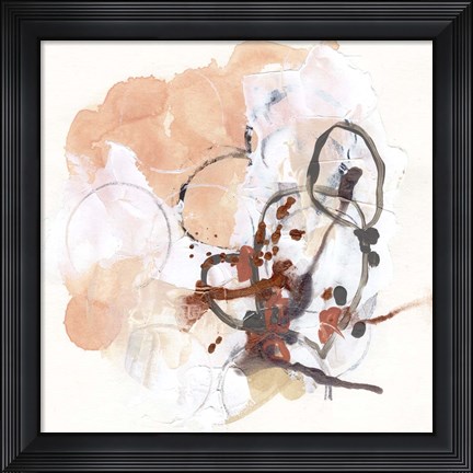 Framed Rosewood I Print