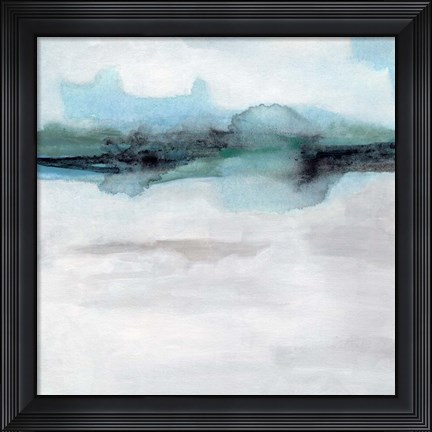 Framed Coastline Mirage I Print