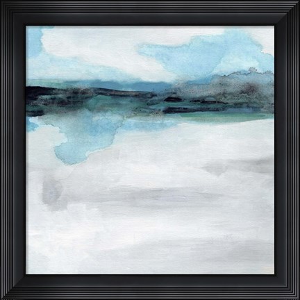 Framed Coastline Mirage II Print