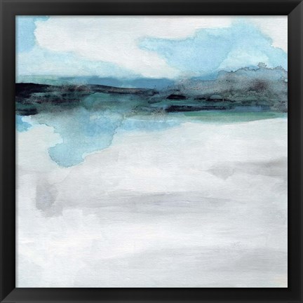 Framed Coastline Mirage II Print