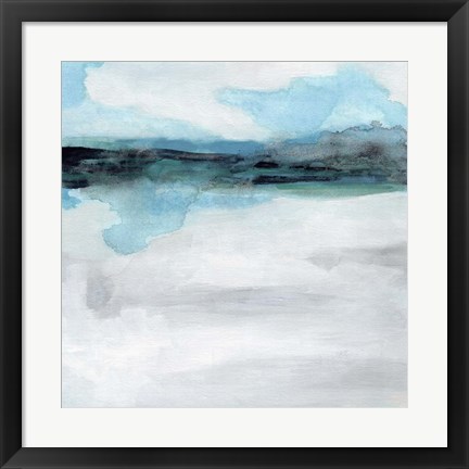 Framed Coastline Mirage II Print