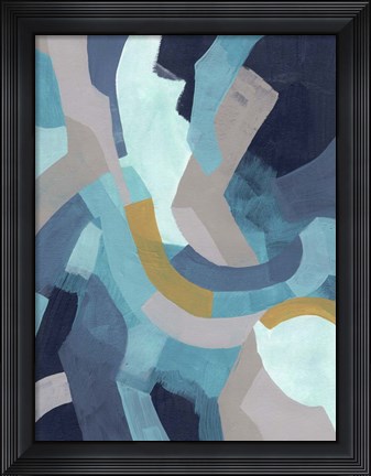 Framed Puzzle Blues I Print
